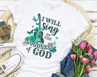 Christian gift for women, Religious tee for girl, Country western vibe, Trendy faith based aesthetic, Edgy apparel, Church Choir clothes