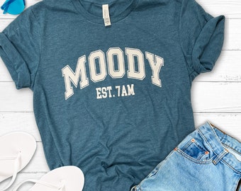 Moody attitude statement tee, Sarcastic funny top, emotional personality gift, female related expression, daughter gift, Teenage humor