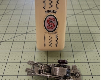 Rare Singer Swiss Zigzagger/Walking Foot for Featherweight (and low shank machines.)