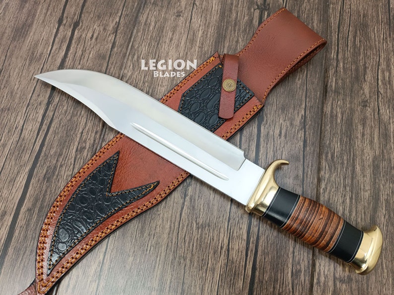Crocodile Dundee Bowie Knife Custom Handmade D2 Tool Steel - Etsy