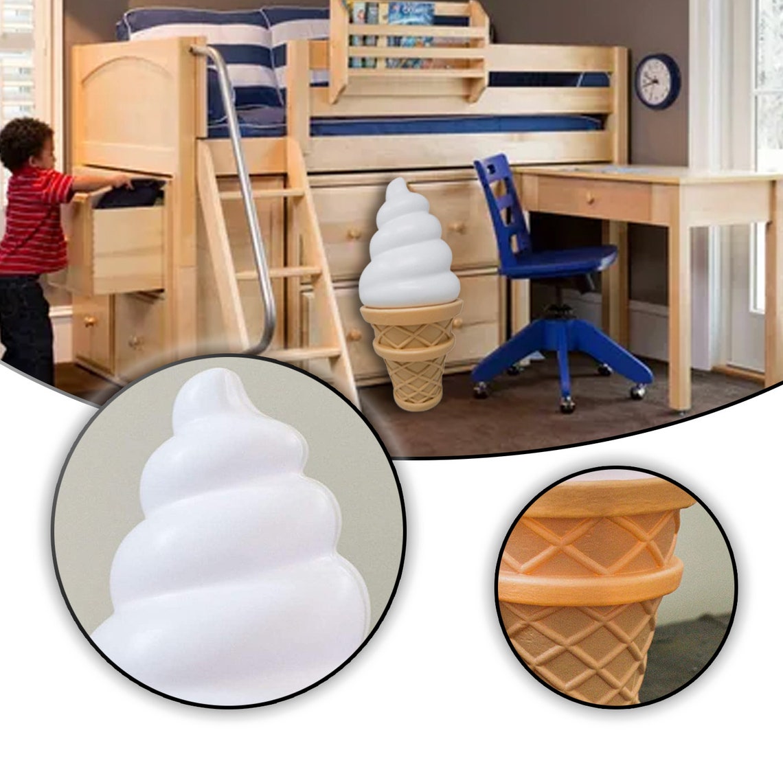 Ice Cream Cone Decoration giant ice cream cone decorations Etsy