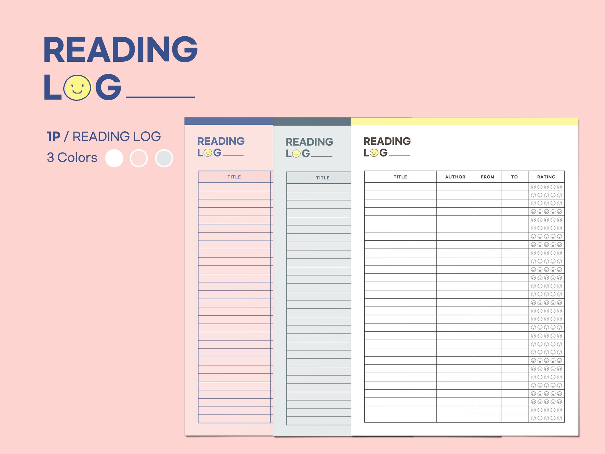 Ipad Digital Book Log Book Reading Log Book Review Etsy