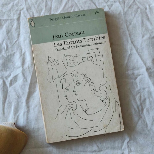 Les Enfants Terribles, Jean Cocteau, Penguin Modern Classics, Vintage Literature, Psychological Fiction, Literary Gift Idea, French Classic