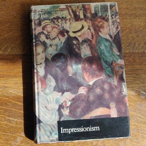 Impresjonizm lat 60. XX wieku autorstwa Jacques'a Lassaigne'a, książka w twardej oprawie z historią sztuki, renesans, kubizm, romantyzm, prezent dla artysty