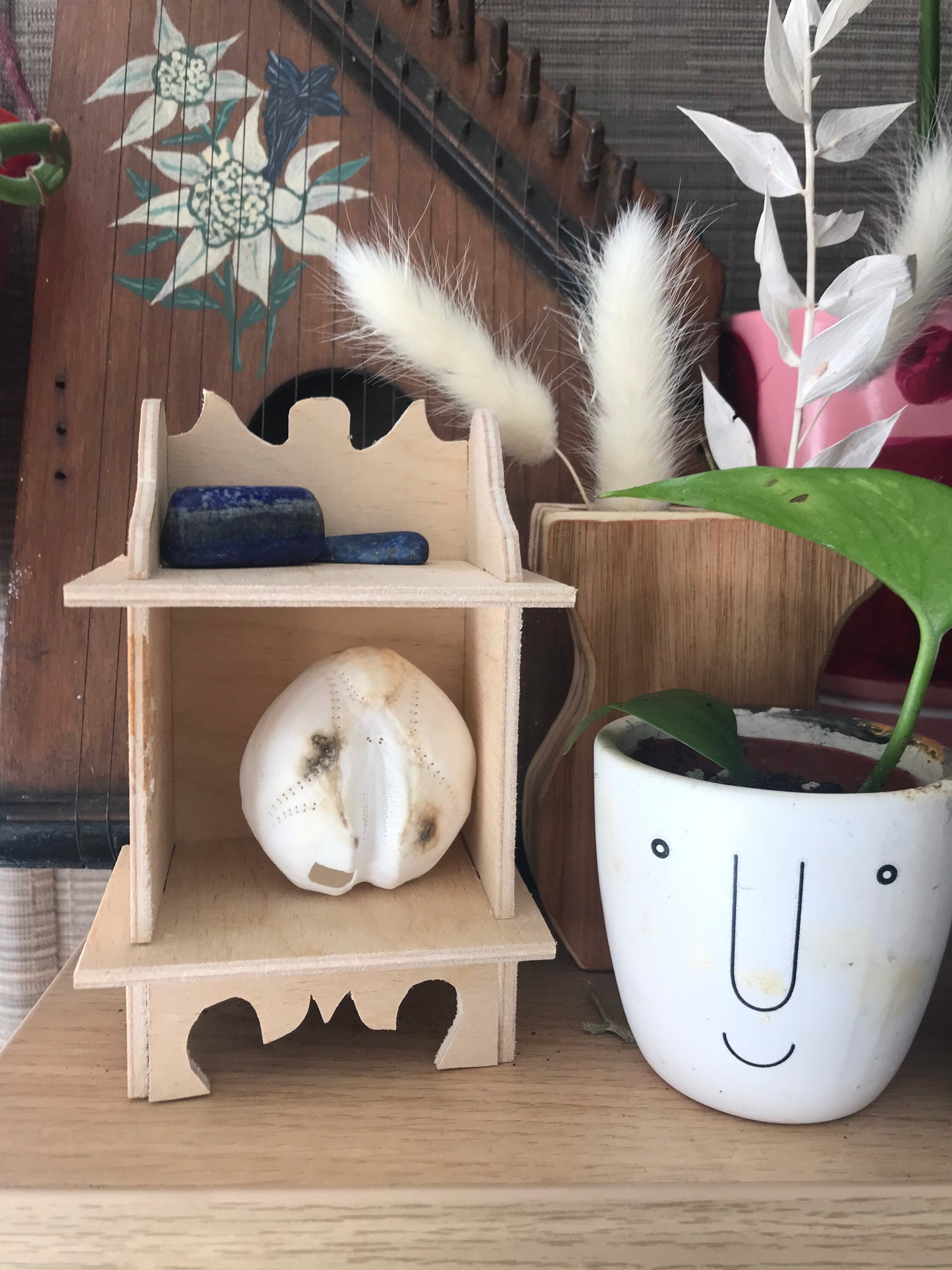 Miniature Crystal Shelf Altar Space Altar Shelf Offering Etsy