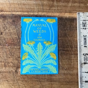 1PC Vinyl Holographic Weeds Sticker, Vintage Book Cover, Botanical Stickers, Holographic Vinyl, Laptop Decal, Water-bottle Sticker
