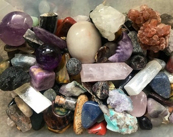 Rare Crystal Confetti, Rare Gemstone Lucky Dip, Moldavite, Emeralds, Sapphire, Mystery Box, Lucky Dip, Luxury Gem Confetti