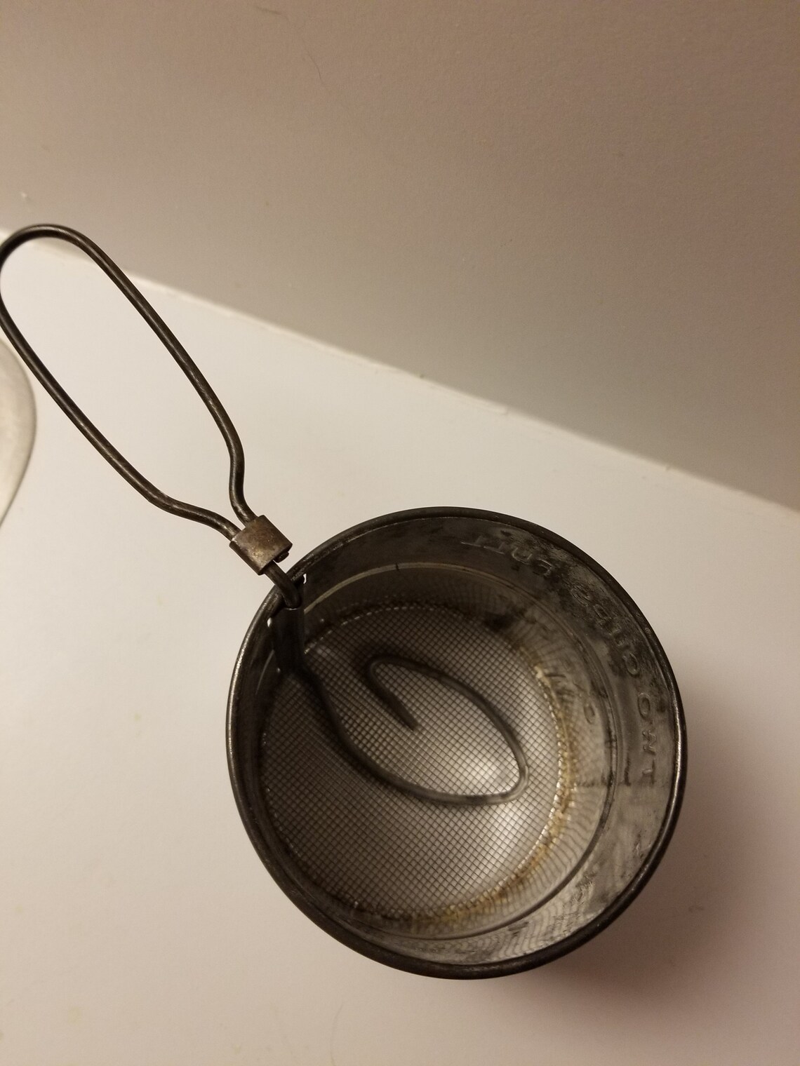 Vintage / Antique Old Fashioned Metal Hand Flour Sifter Etsy