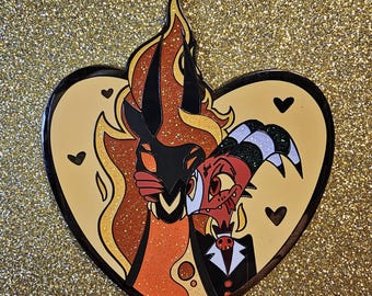 HELLUVABOSS Firey Stede & Blitzø Enamel Pin (Off pre-order and now available for purchase!)