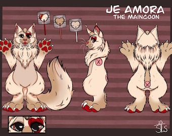 Fursona Ref Sheet Commission