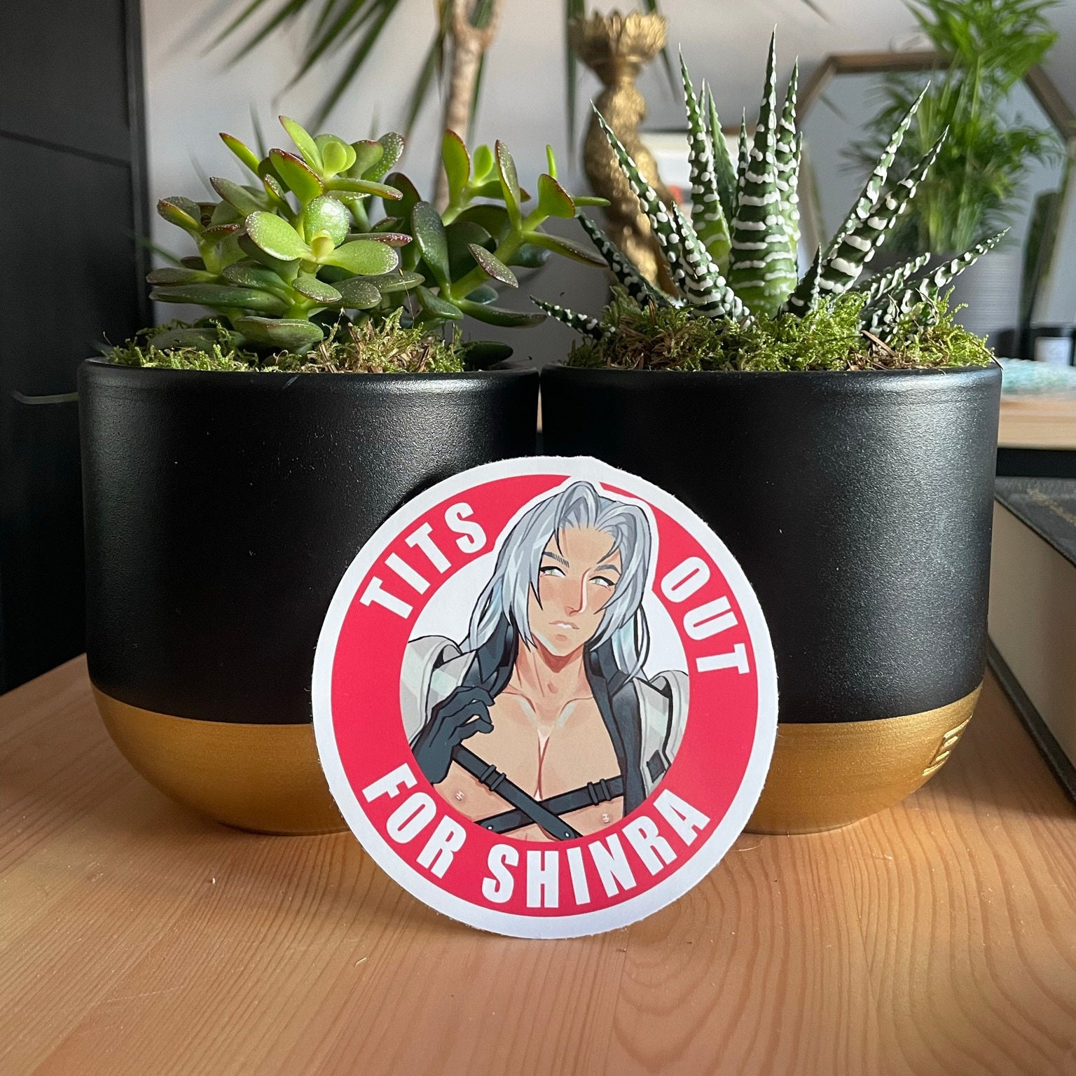 T*ts out for Shinra - Sephiroth Only Sticker