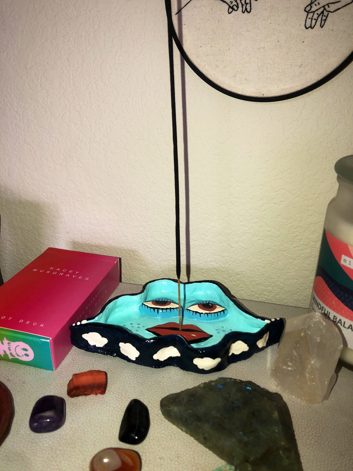 Cloud Incense Ash Tray Etsy