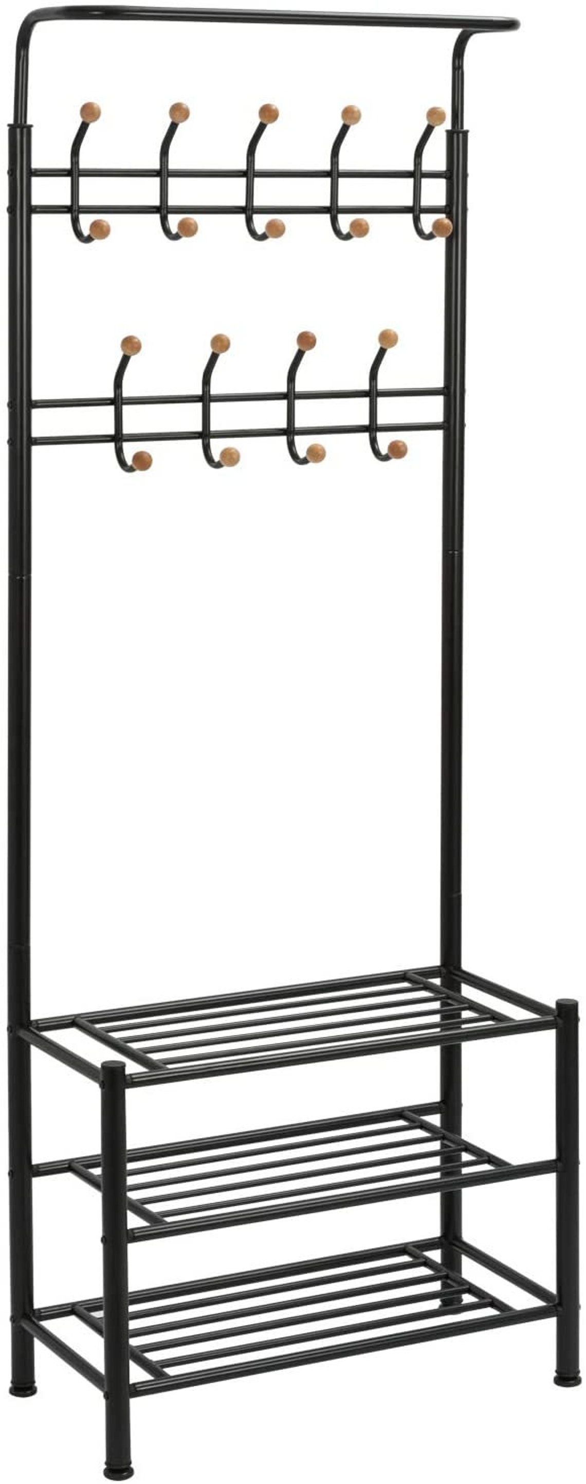 Coat and Shoe Rack Stand with Shoe Storage Clothes Rack with Etsy