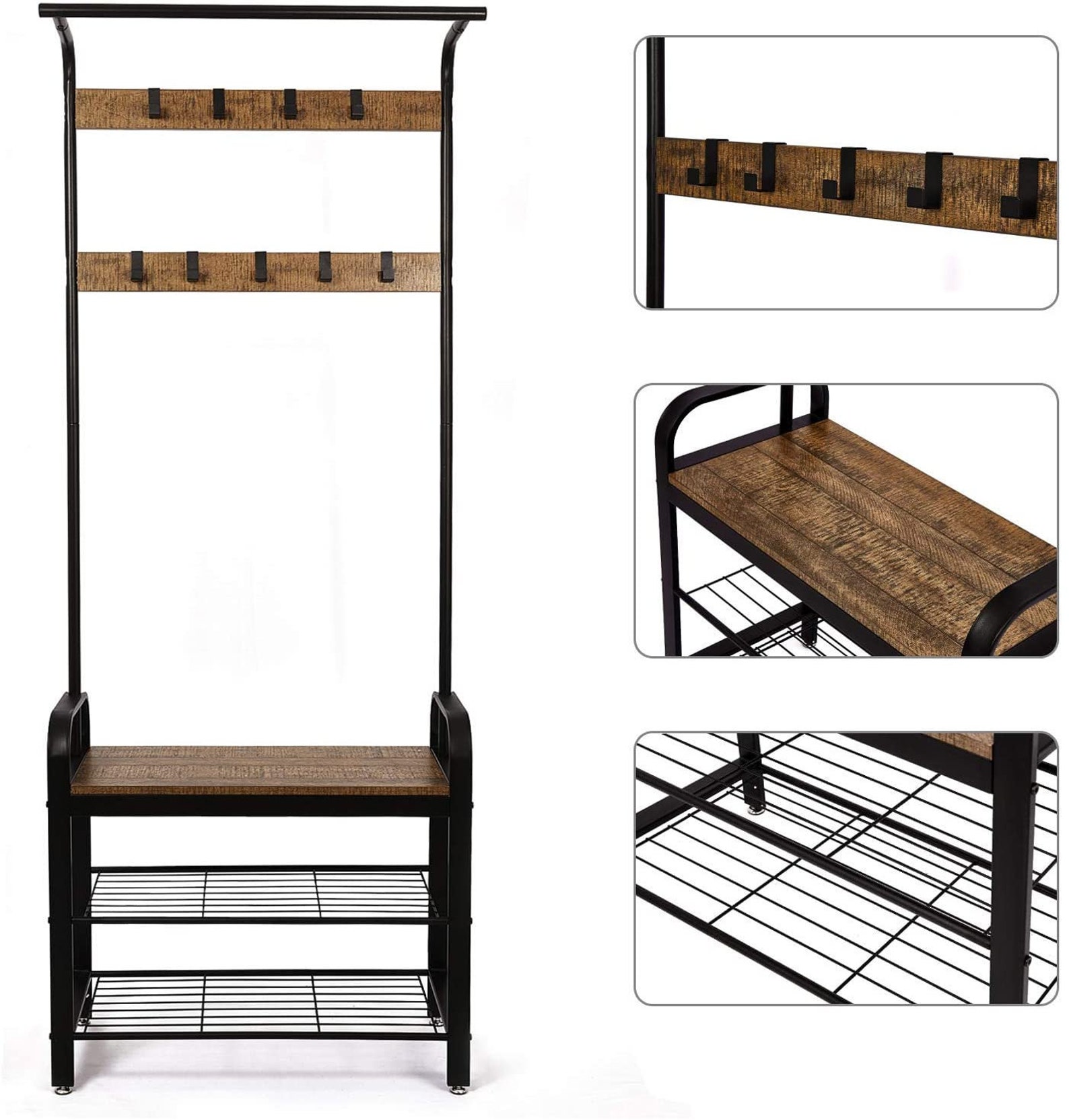 Retro Shoe Rack Coat Stand Rack Clothes Rack Locker Room Etsy