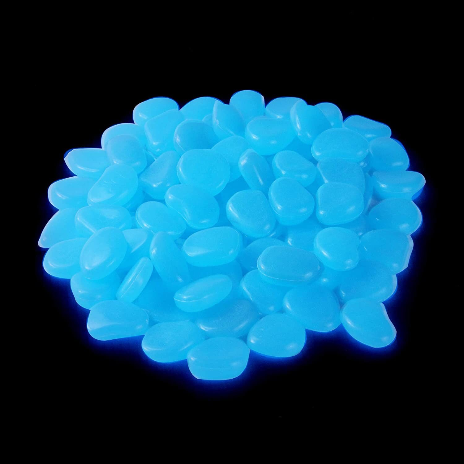 Glow in the Dark Pebbles Luminous Stones for Garden Glowing Etsy