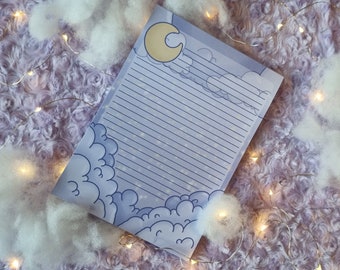 Keep Dreaming A5 Notepad // Kawaii Notepad // Cute Stationery Gifts