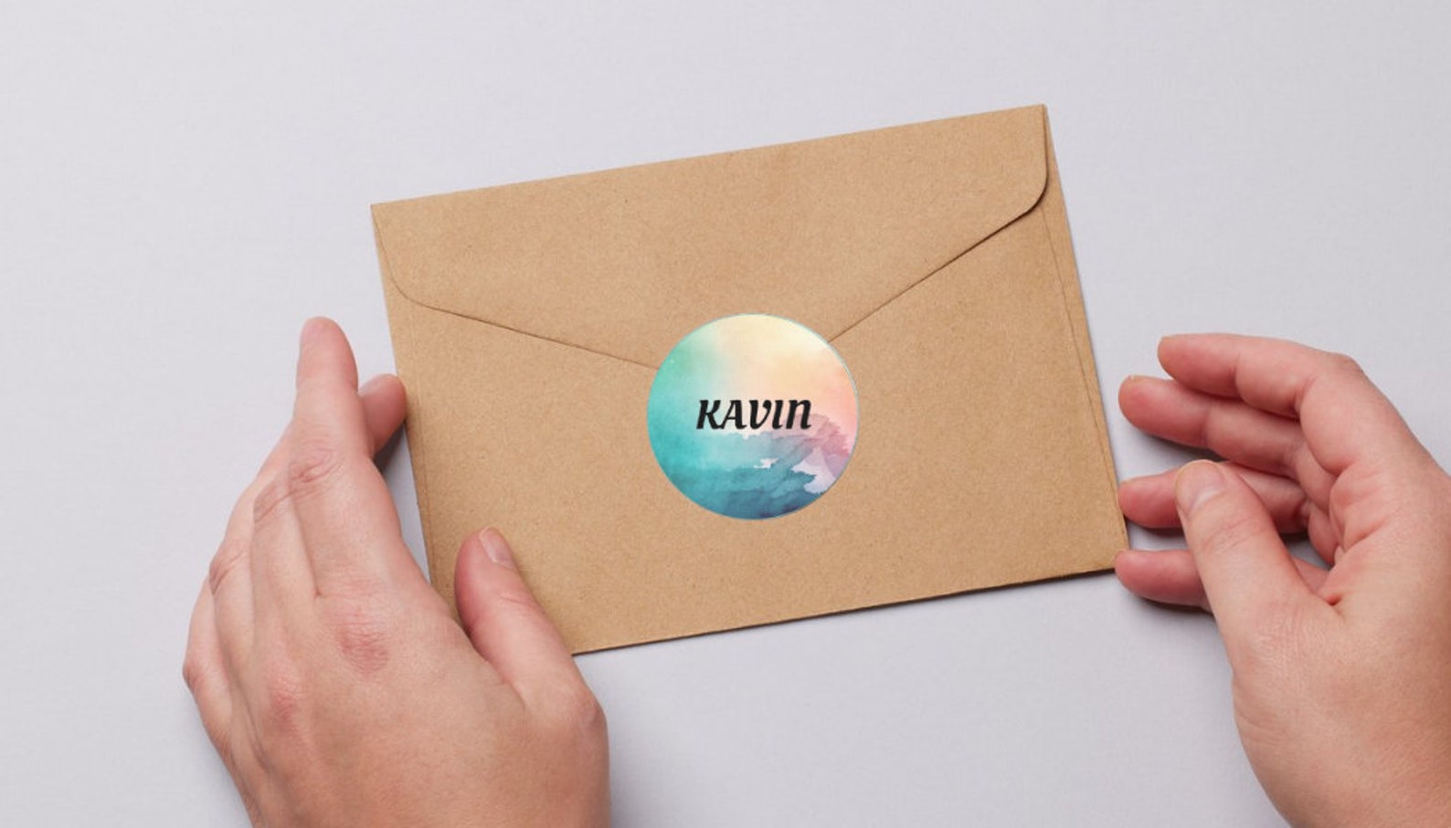 Classroom Name Tags Template Watercolor | Editable | Printable ...