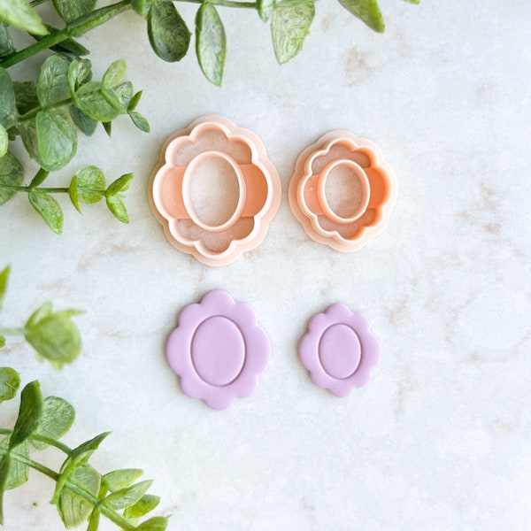 Scalloped Frame Polymer Clay Cutter Set Clay Maker Supplies Clay Supplies Clay Tools Polymer Clay Jewelry Polymer Clay Earring Maker