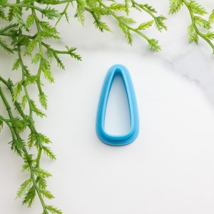 Elongated Teardrop Polymer Clay Cutter, Clay Maker Supplies, Cookie Cutter, Polymer Clay Jewelry, Polymer Clay Earrings