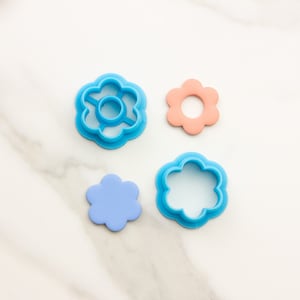 Flower Polymer Clay Cutter, Clay Maker Supplies, Cookie Cutter, Polymer Clay Jewelry, Polymer Clay Earrings