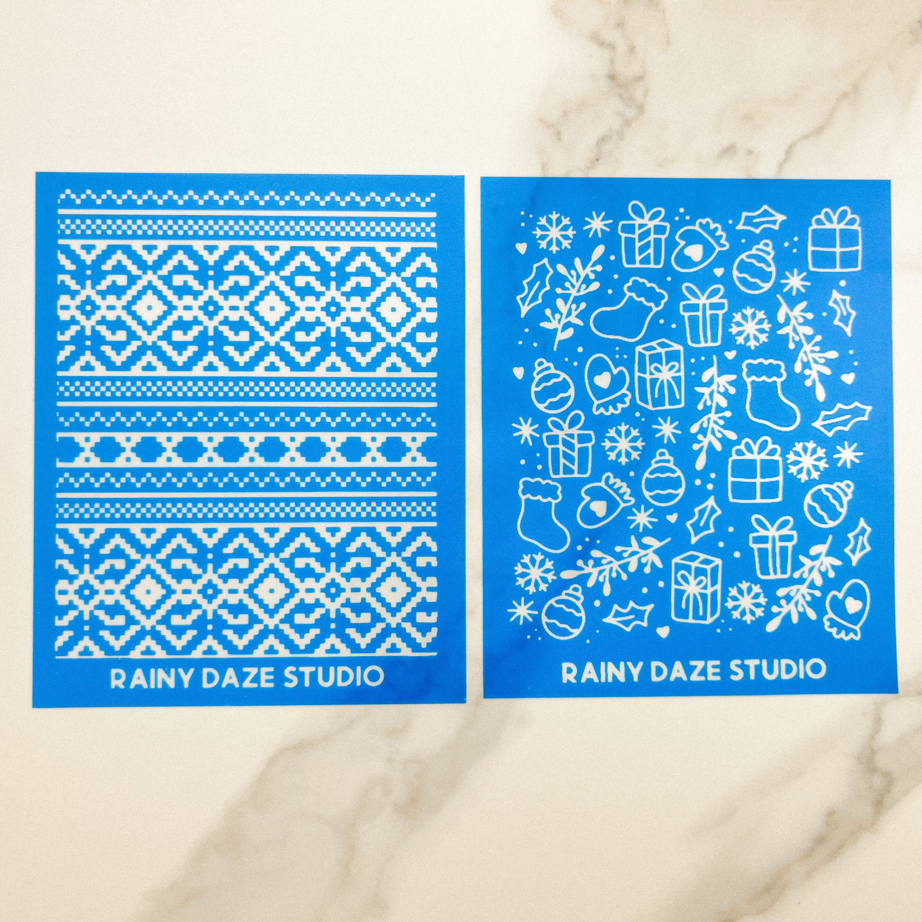 Polymer Clay Silk Screen Stencils Reusable Silkscreen Print Kit
