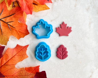 Fall Leaves Polymer Clay Cutter, Halloween Cutter, Fall Leaf Cutter, Fall Clay Cutter, Clay Maker, Clay Maker Supplies, 3D Print