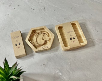 Personalized Jewellery Tray, Custom Jewellery Storage, Engraved Wedding Gift Bridesmaid