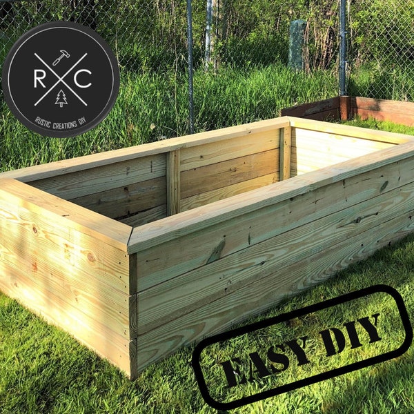 Raised Garden Bed Plan - DIY Build Plan