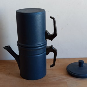 Napoletana Italian stovetop moka pot, slow brew filter coffee, vintage espresso maker, made in Italy