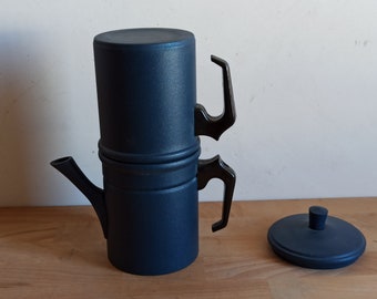 Napoletana Italian stovetop moka pot, slow brew filter coffee, vintage espresso maker, made in Italy