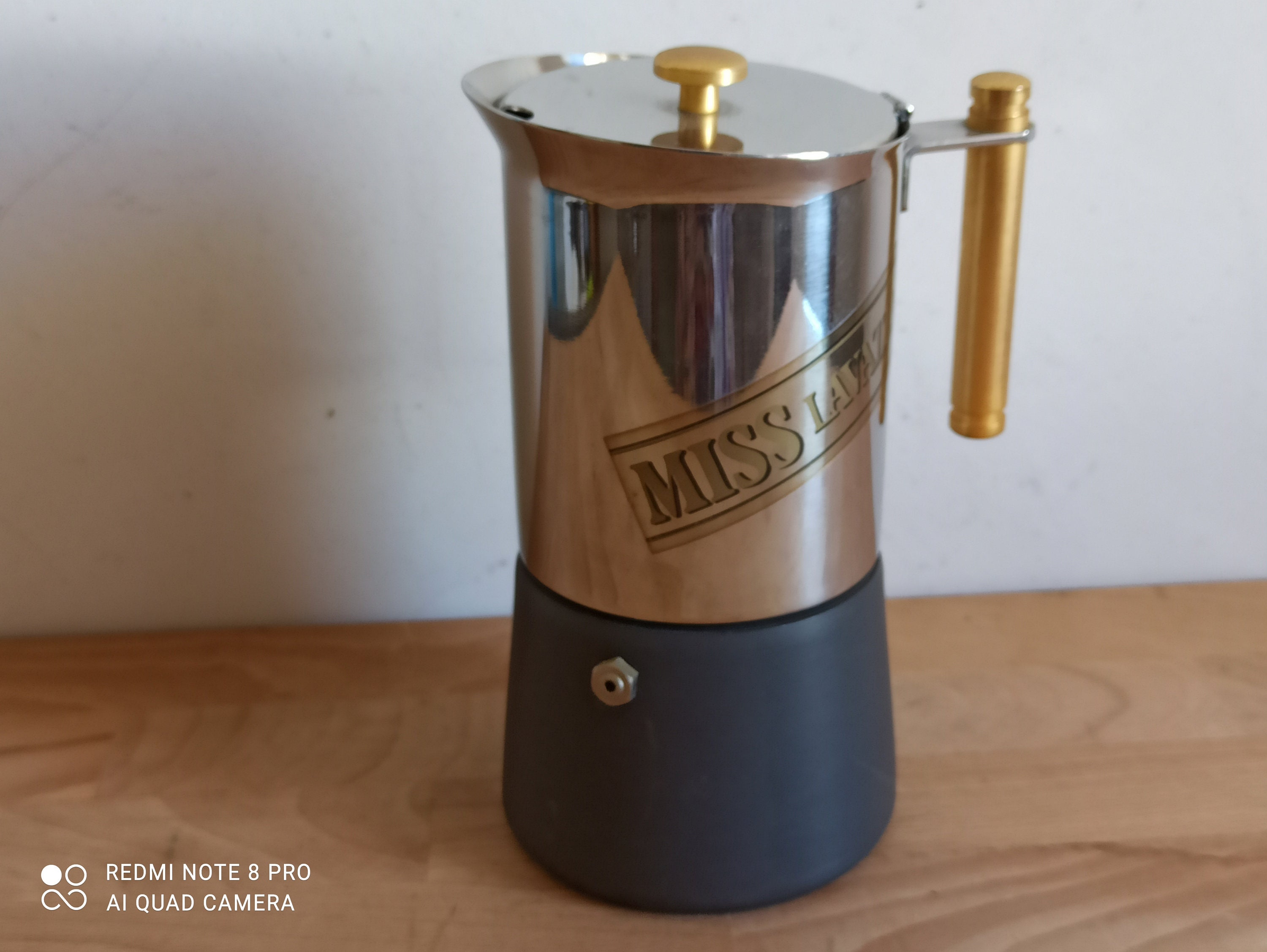 Miss Lavazza Italian Stovetop Moka Pot 