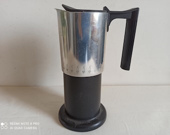 Bialetti stovetop moka pot, very rare vintage Bialetti designer piece, made in Italy