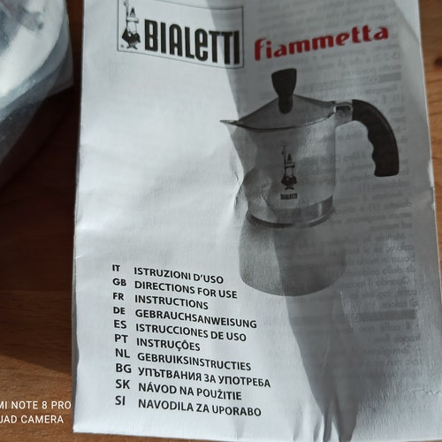 Bialetti, 1980s, cute one cup Italian stovetop moka pot, Bialetti