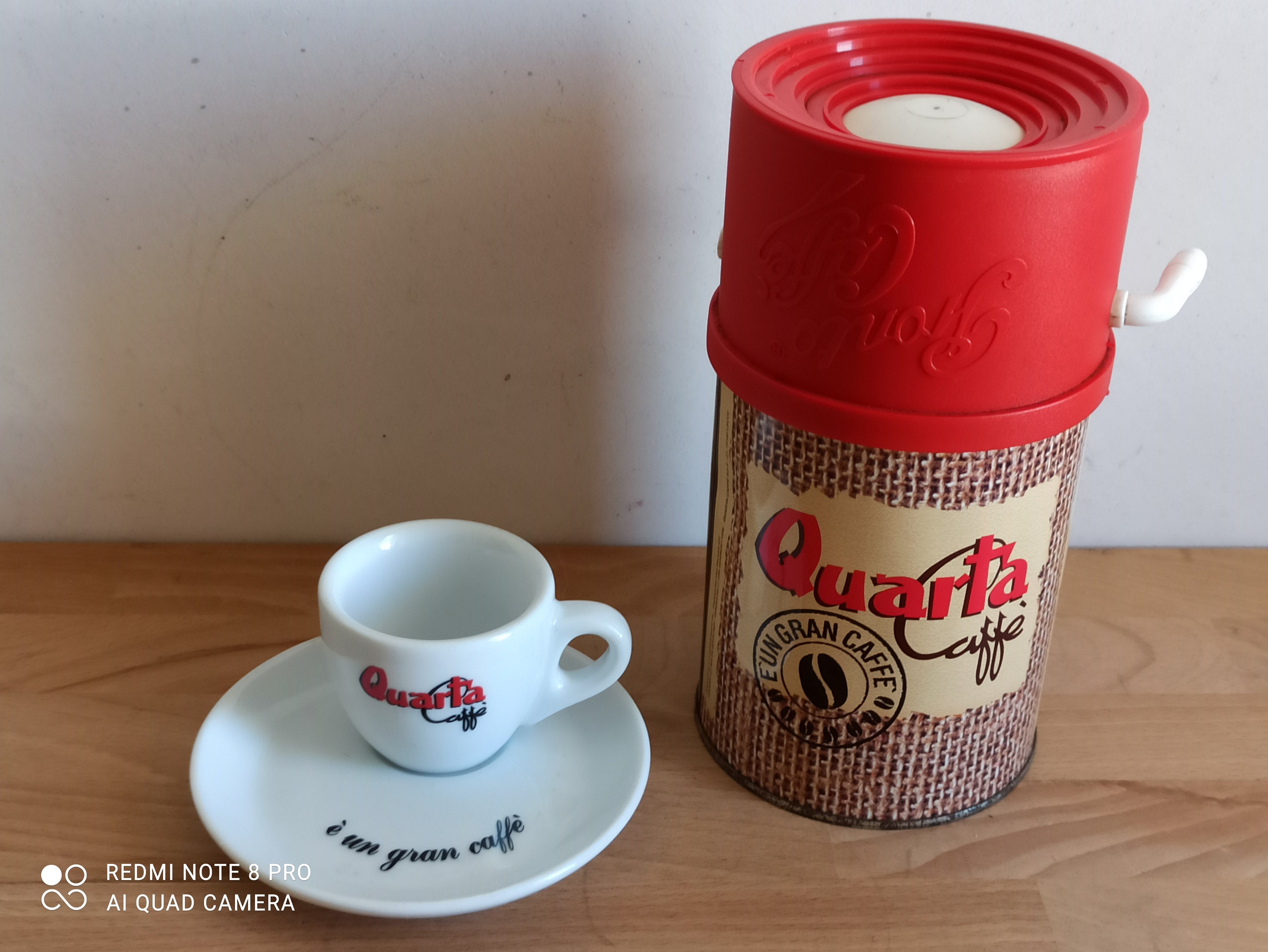 Nice Quarta 'dosatore', Coffee Dispenser and a Quarta Espresso Cup 