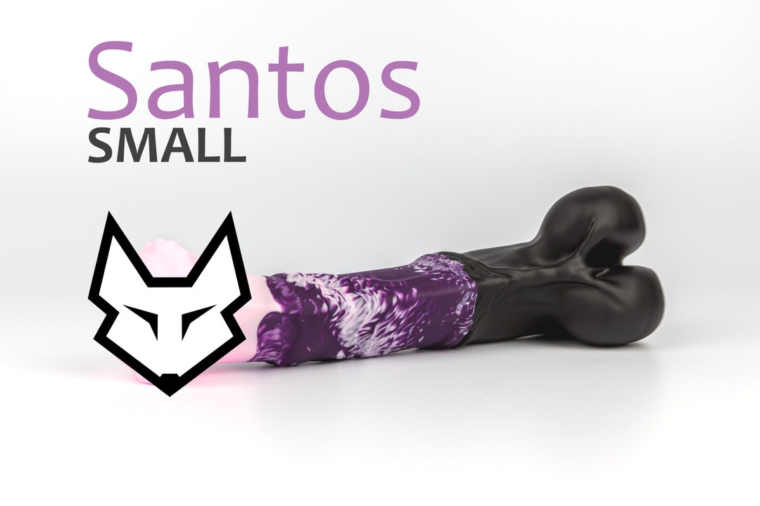 Small Santos, Fantasy Dildo, Flared Dildo, Custom Design, Large Platinum Silicone, Long Fantasy Dildo, Sex Toy, Mature