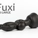 XX-Large Fuxi, Black, Fantasy Dildo with Knot 