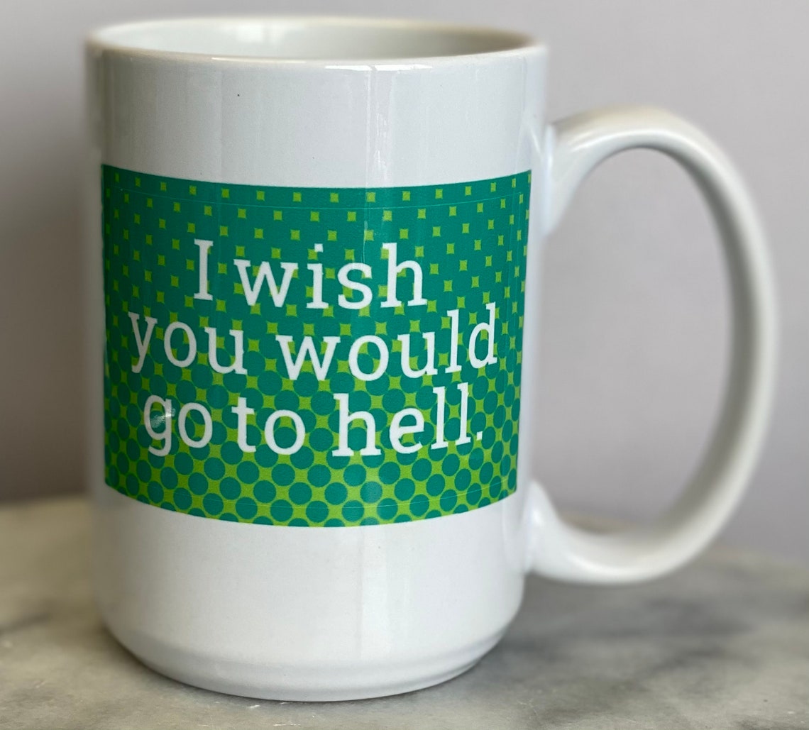 Double Meaning Coffee Mug Warm Wishes Etsy