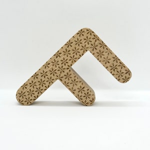 Letras independientes, letras de madera de ROBLE, regalo personalizado, letras de madera para guardería, carta personalizada, decoración de bodas, decoración del hogar, patrón.