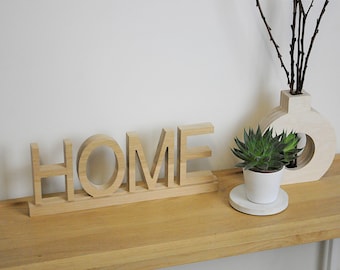 Home inscription ,wooden letters, custom wood letters, personalised gift