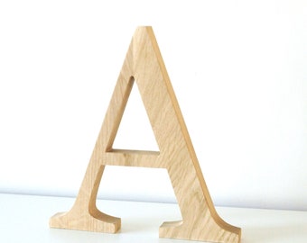 Freestanding letters, OAK wood letters, personalised gift, Wooden letters for nursery, Nursery Decor, Over the crib name sign, custom letter