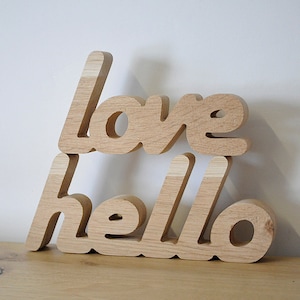 Amor, inscripción hogar, letras de madera, letras de madera personalizadas, regalo personalizado, inscripción #amor