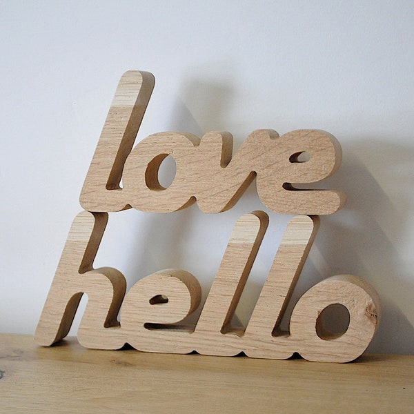 Love, home inscription ,wooden letters, custom wood letters, personalised gift, #love inscription