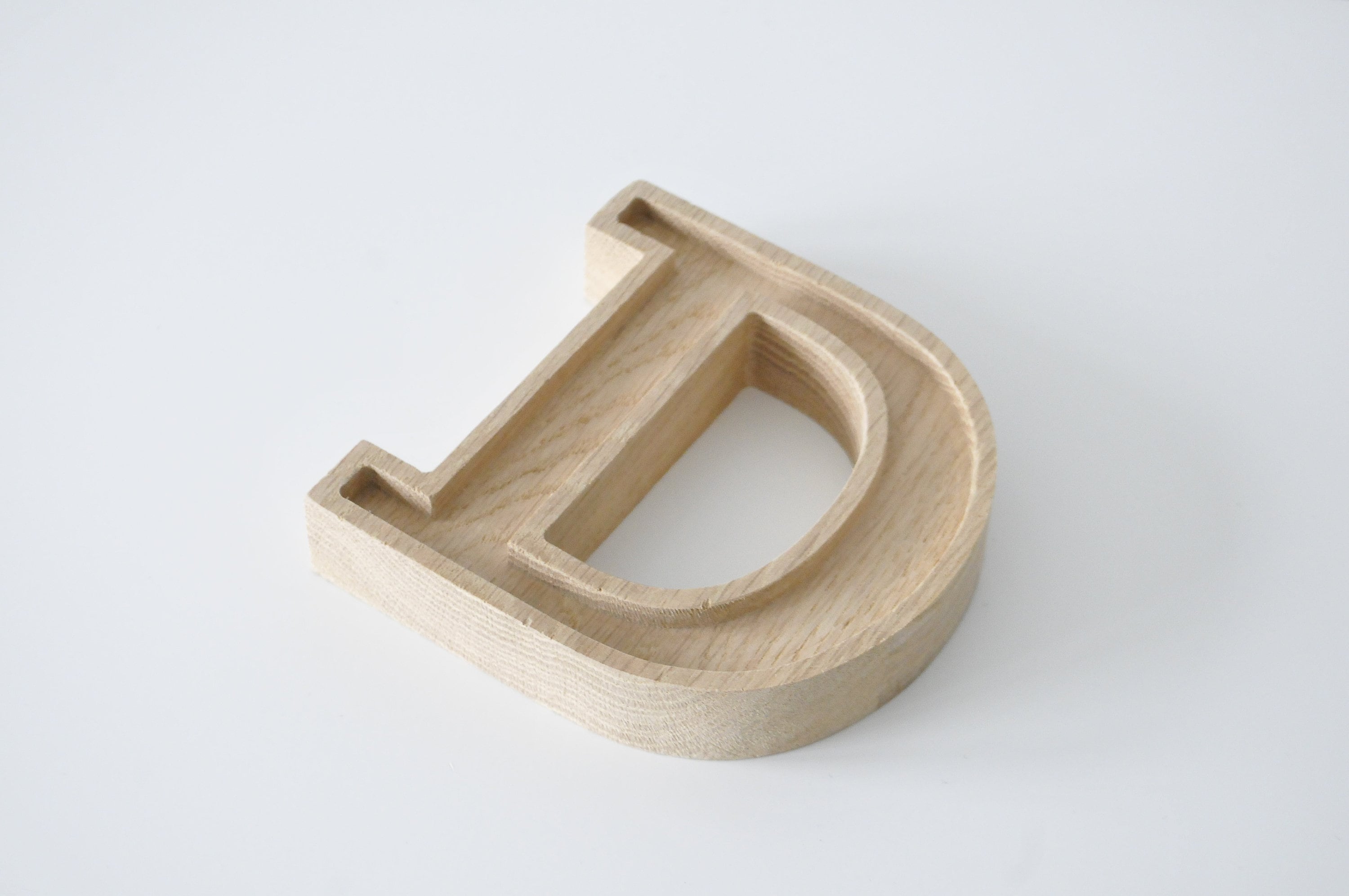 Freestanding letters, OAK wood letters, personalized gift, Wooden letters for nursery, custom letter, wedding decor, home decor