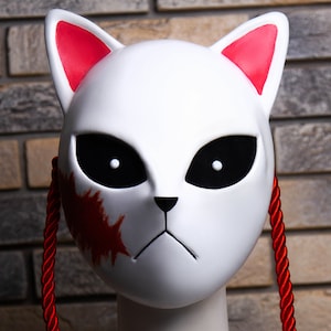 Demon Slayer Fox Mask, Mask Demons Anime, Oni Masks Costumes