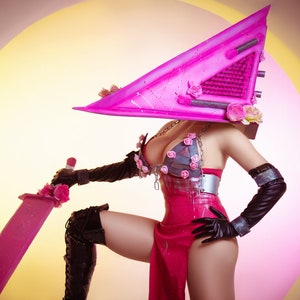 Pyramid Head Female costume Pinky Version | Silent Hill cosplay | Fine Quality