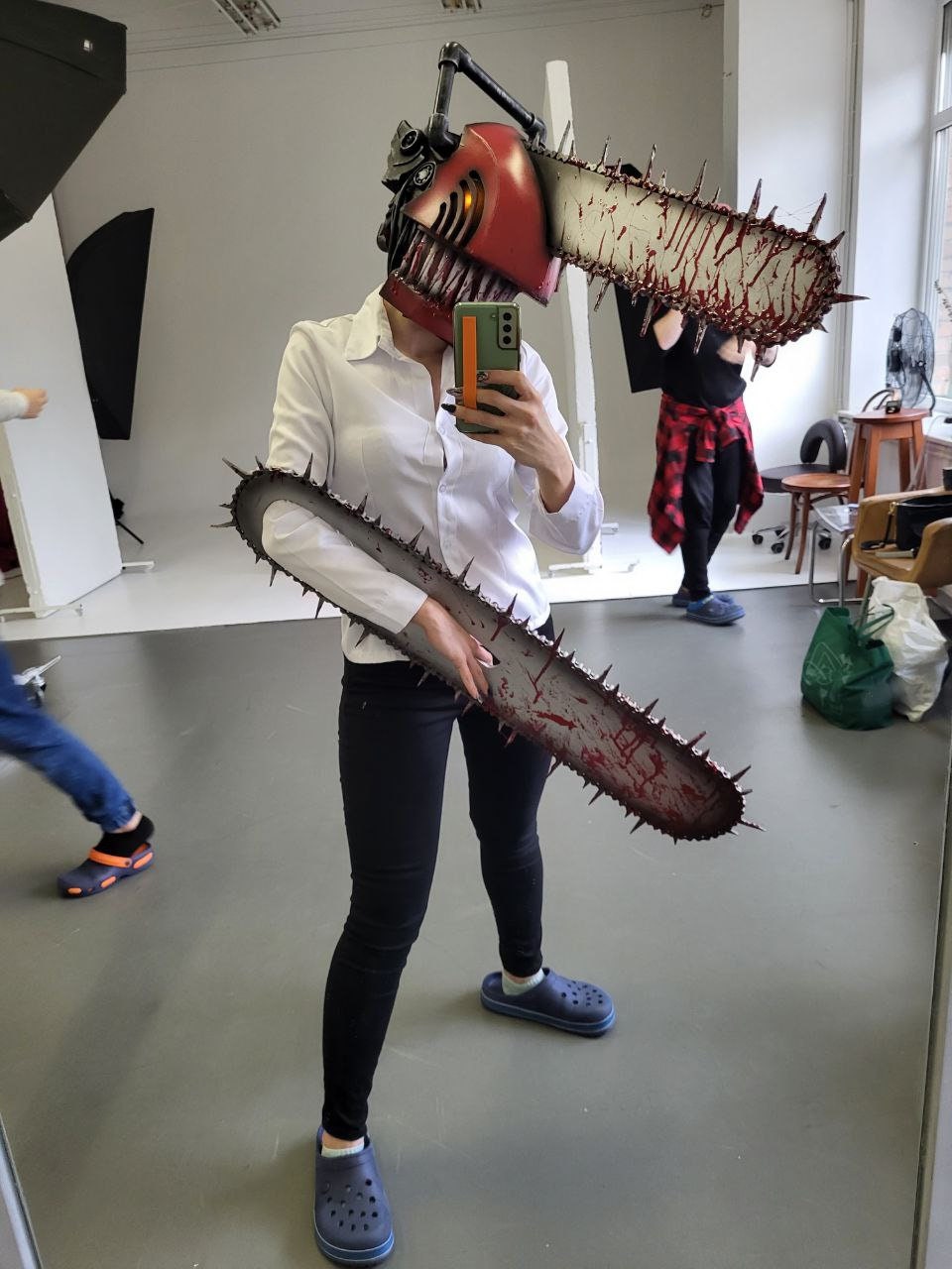 Fem! Chainsaw Denji Cosplay for my work's Costume Contest!! : r/ChainsawMan