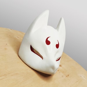 Japans Kitsune Fox-demonmasker | KLAAR EN GESCHILDERD