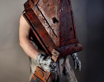 Pyramid Helmet Horror Cosplay Costume | Executioner Monster Outfit  | Handmade Custom Size