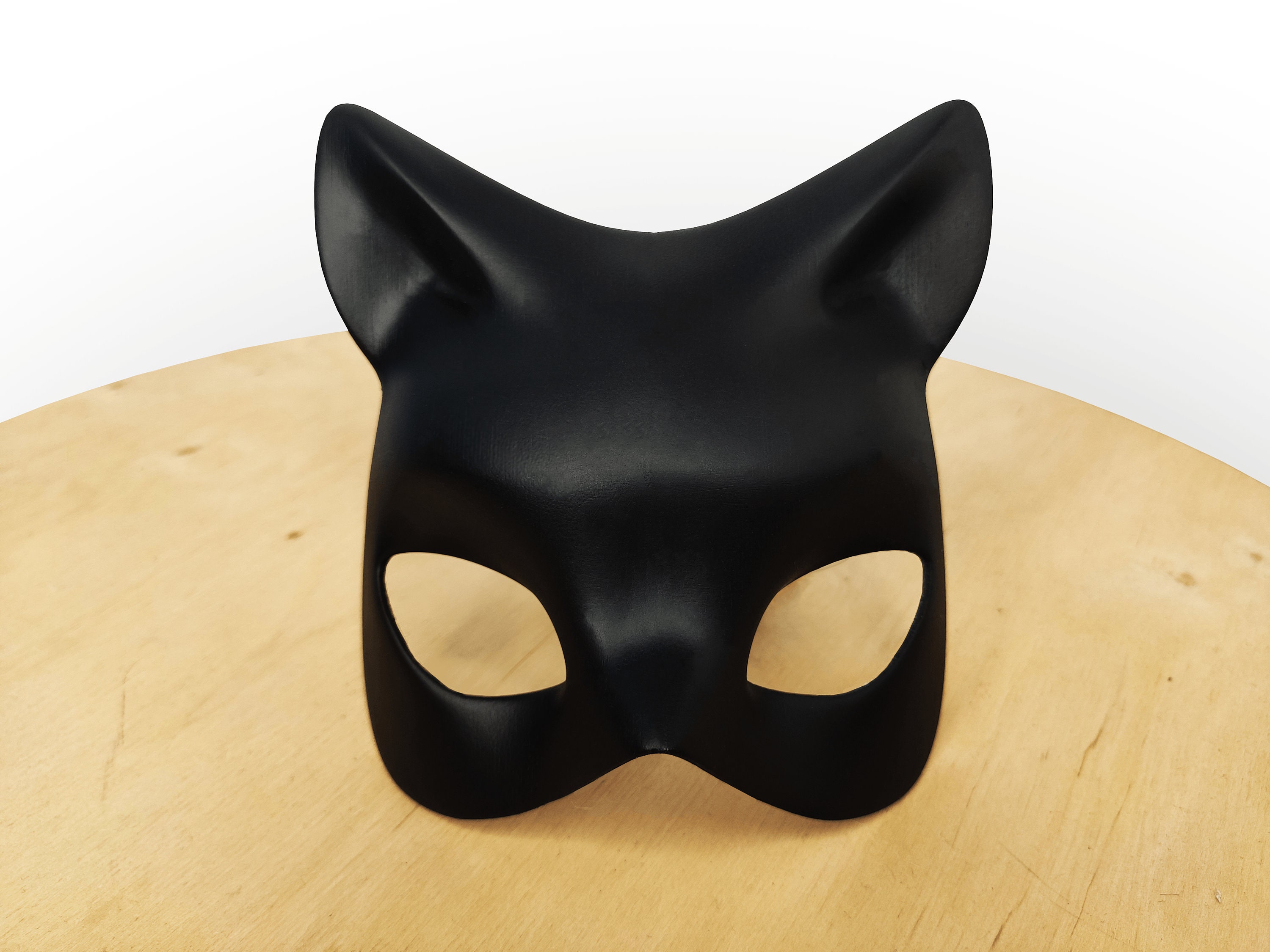 Máscara de gato / ACABADO Y PINTADO Etsy