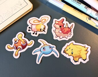 Pokemon Stickers - Bug Pack